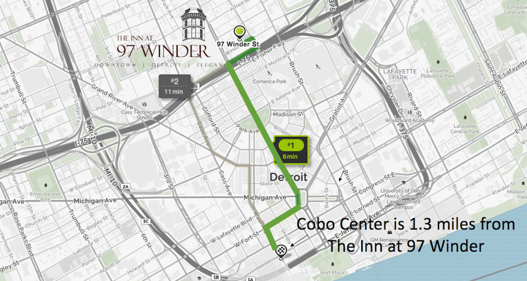 Hotels near Cobo Center